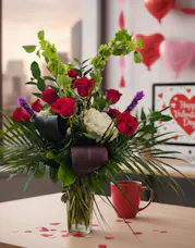 Crimson Heights Red Roses