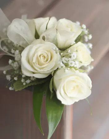 Spray Rose Wrist Corsage - Color Options Available