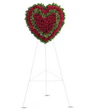 Majestic Red Rose Heart