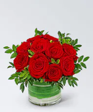 One Dozen Rosy Posy Roses