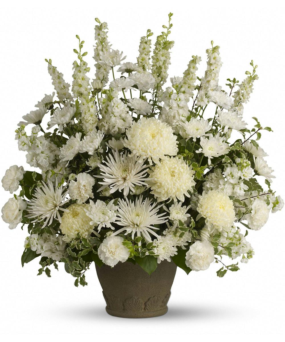 Pure White Sympathy Flowers Prescott AZ Florist