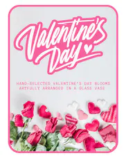 Valentine's Day Designer's Choice Vase