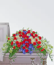 Valiant Honor Casket Spray