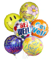 Get Well Mylar Balloon Bouquet