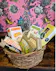 This Basket Includes:  Premium Meats & Cheeses,  Gourmet Crackers, Lark Cookies & Chocolate Chip Cookies.