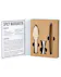 Margarita cocktail kit with jigger, ice tongs, juicer