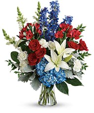 A Patriotic Tribute Bouquet