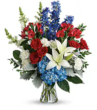 A Patriotic Tribute Bouquet