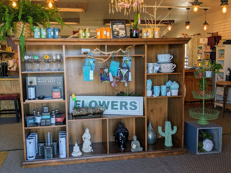 In addition to flowers and plants, Allan's offers a broad range of gifts